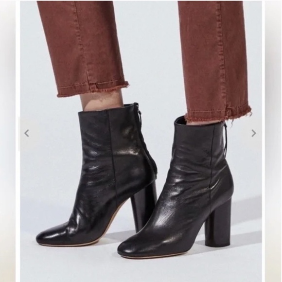 Nili Lotan Jenna Pants Cropped Brick Raw Hem Size 10 - Picture 3 of 14